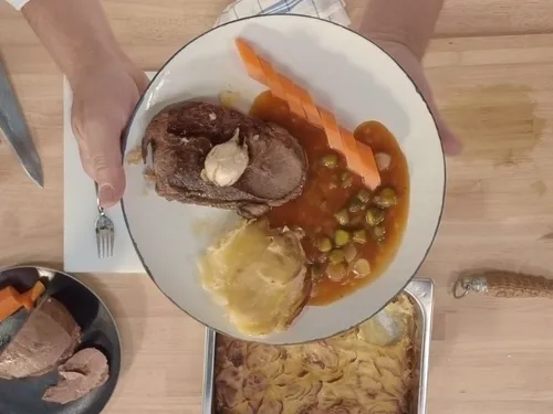 Pot au Feu revisité avec Gratin de pommes de terre